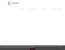 Tablet Screenshot of corbisa.com
